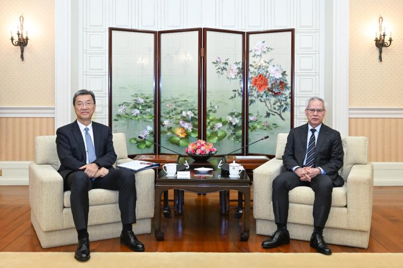 特首岑浩輝與國家教育部部長懷進鵬會面